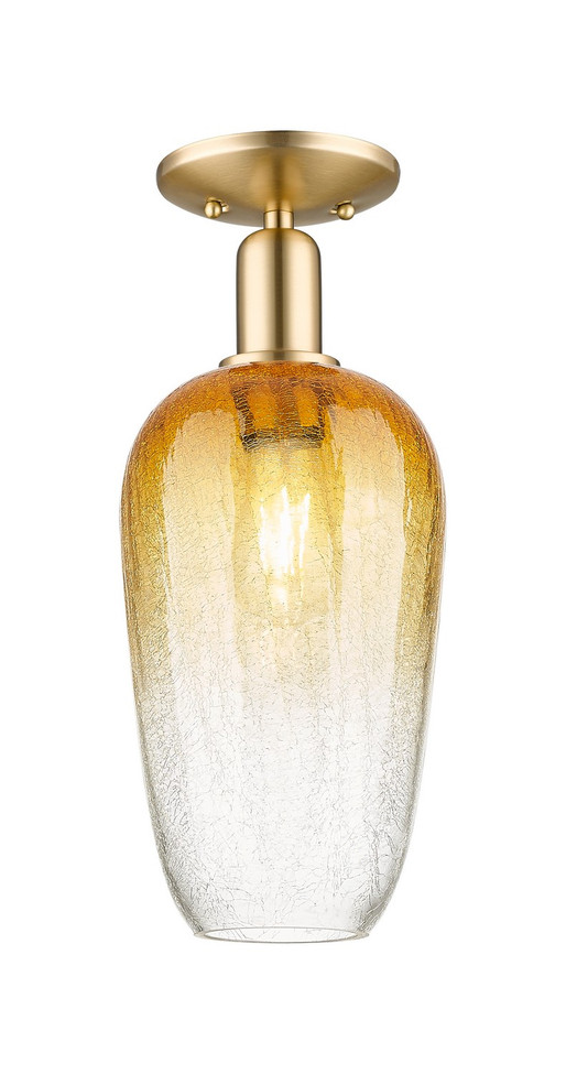 Innovations - 716-1C-CB-G484-7AM - One Light Semi-Flush Mount - Arcadia - Champagne Bronze