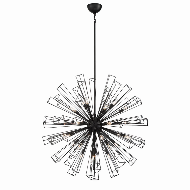 Eurofase - 43864-010 - 29 Light Chandelier - Dendelio - Matte Black
