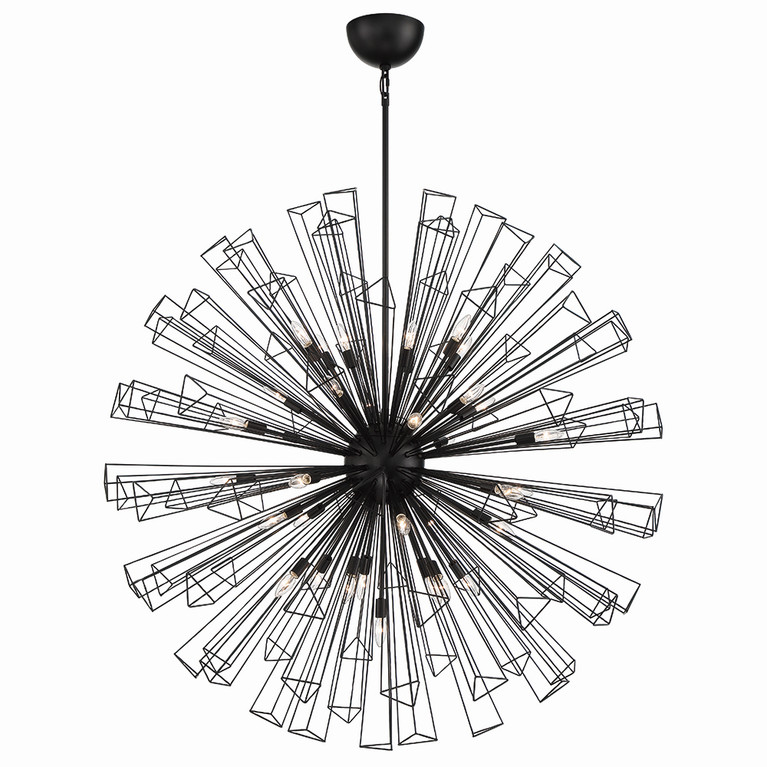 Eurofase - 43865-017 - 35 Light Chandelier - Dendelio - Matte Black
