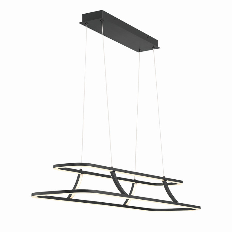 Eurofase - 43877-010 - LED Linear Chandelier - Cadoux - Matte Black