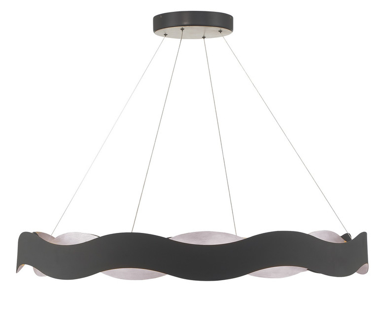 Eurofase - 46462-022 - VAUGHAN-CHD-46IN-SBM-SL - VAUGHAN - Silver-Black
