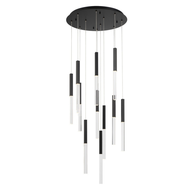 Eurofase - 46477-019 - LED Chandelier - Benicio - Matte Black