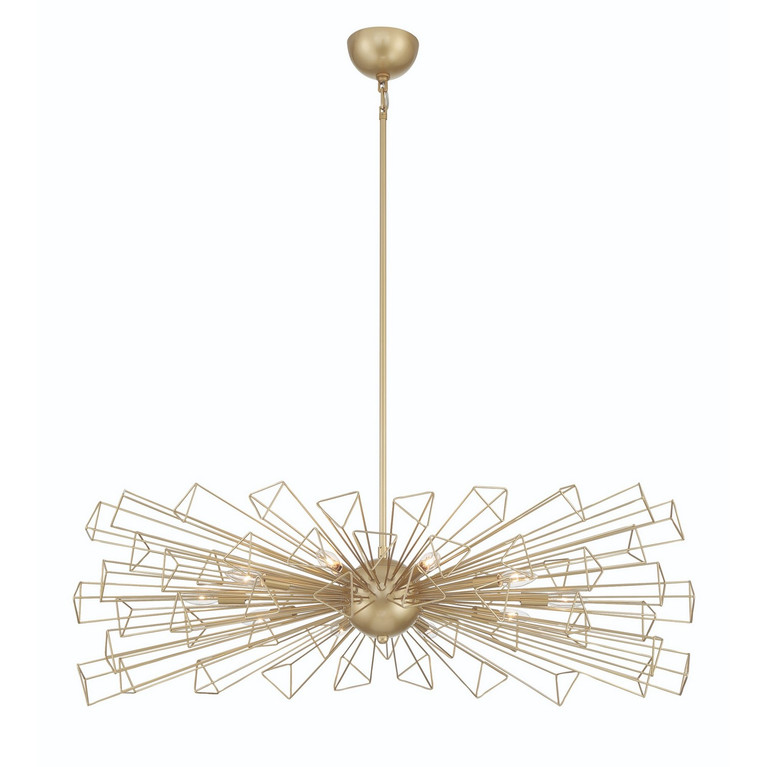 Eurofase - 46761-026 - Ten Light Chandelier - Dendelio - Matte Gold