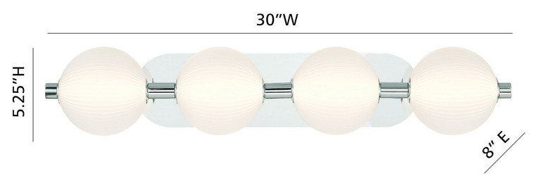 Eurofase - 47194-021 - LED Vanity - Palmas - Polished Nickel