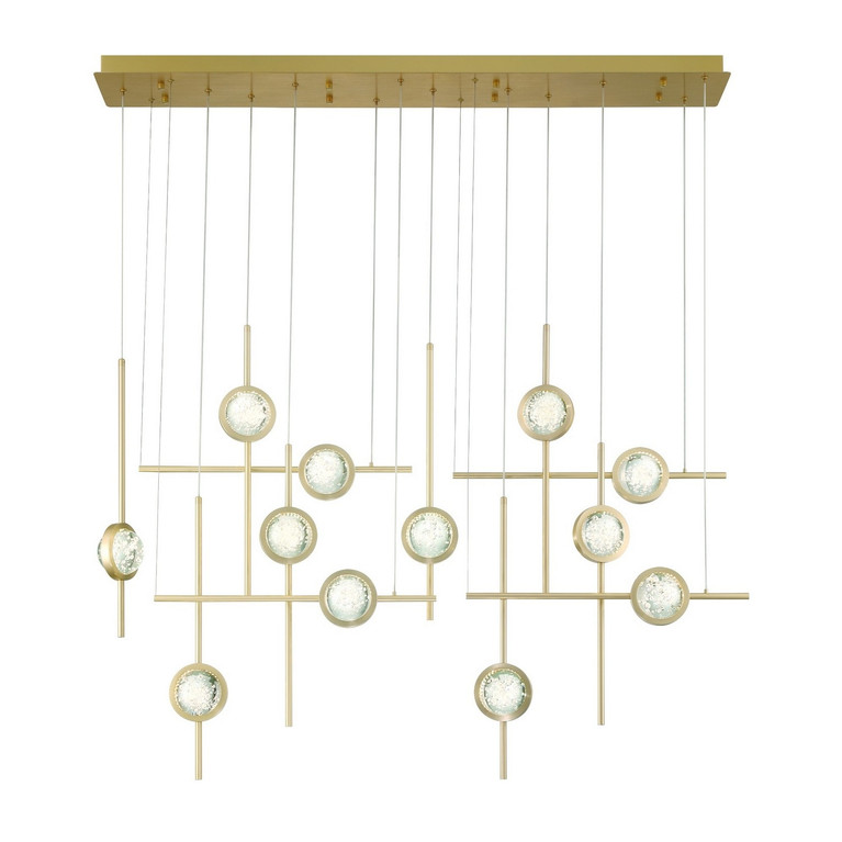 Eurofase - 47256-019 - BARLETTA-CHD-12LT-53IN-GD - BARLETTA - Gold