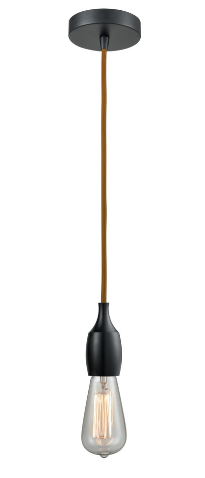 Innovations - 100BK-10CR-3BK - One Light Mini Pendant - Chelsea - Matte Black