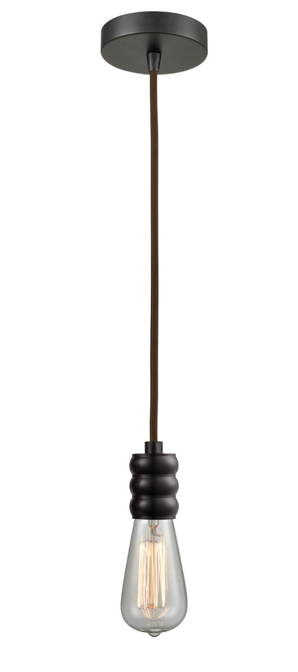 Innovations - 100OB-10BR-5OB - One Light Mini Pendant - Gatsby - Oil Rubbed Bronze