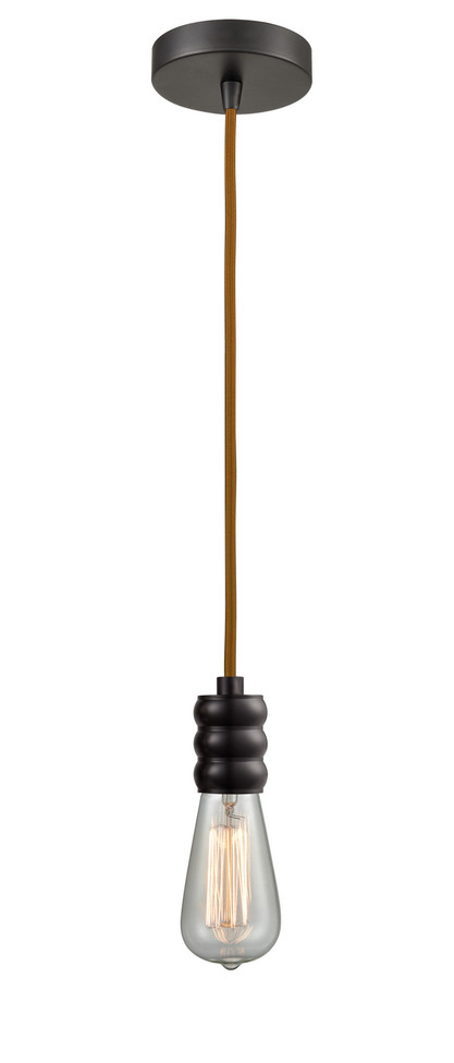 Innovations - 100OB-10CR-5OB - One Light Mini Pendant - Gatsby - Oil Rubbed Bronze