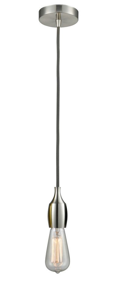 Innovations - 100SN-10GY-3SN - One Light Mini Pendant - Chelsea - Satin Nickel