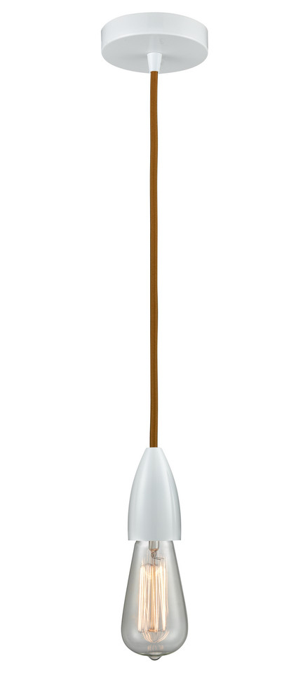 Innovations - 100W-10CR-4W - One Light Mini Pendant - Fairchild - White