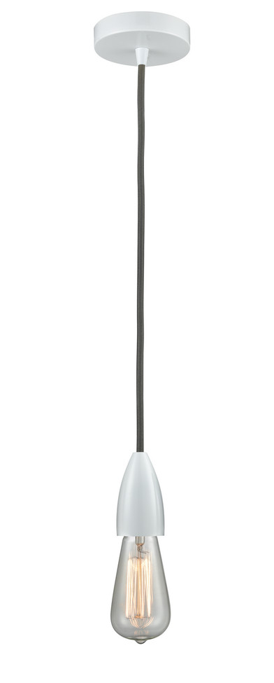 Innovations - 100W-10GY-4W - One Light Mini Pendant - Fairchild - White
