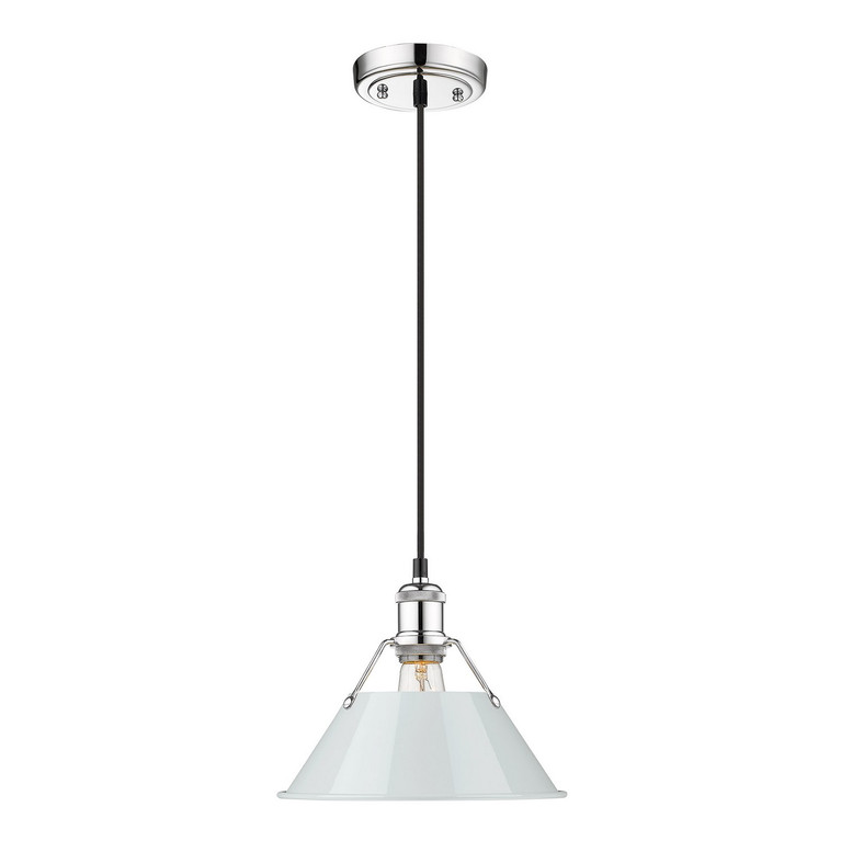 Golden - 3306-M CH-DB - One Light Pendant - Orwell - Chrome