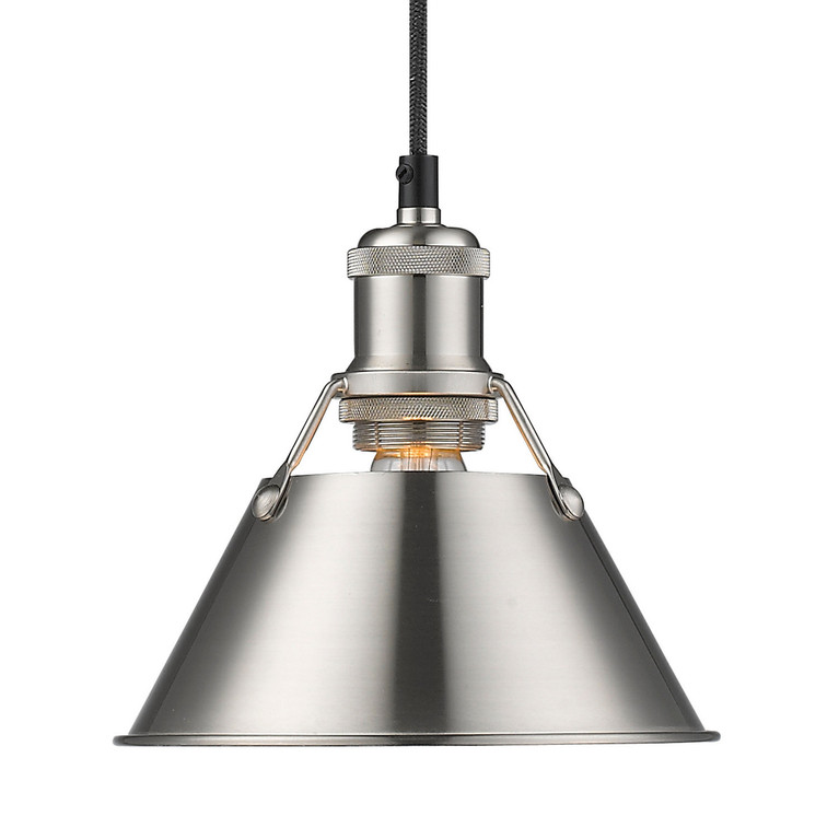 Golden - 3306-S PW-PW - One Light Mini Pendant - Orwell - Pewter
