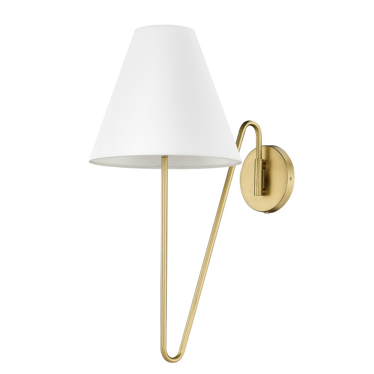 Golden - 3690-A1W BCB-IL - One Light Wall Sconce - Kennedy - Brushed Champagne Brass