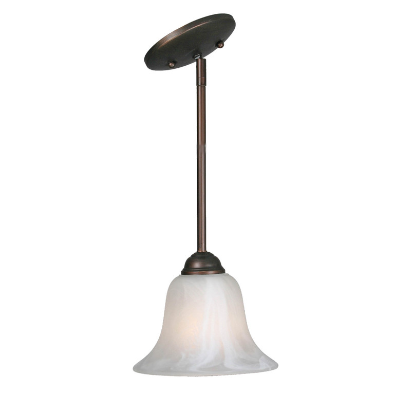 Golden - 4120 RBZ-MBL - One Light Mini Pendant - Chime - Rubbed Bronze