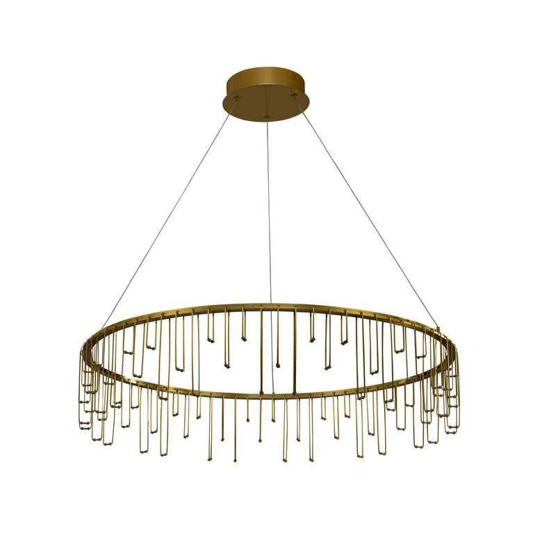 Golden - 5461-32 SSG - LED Chandelier - Lucerna - Stainless Steel Gold