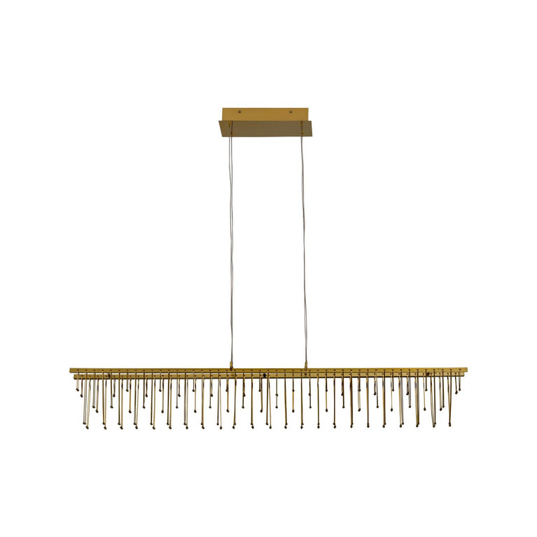 Golden - 5461-LP48 SSG - LED Linear Pendant - Lucerna - Stainless Steel Gold