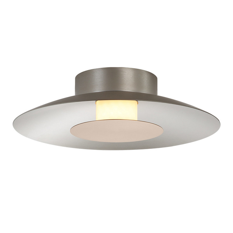 Golden - 6400-FM12 SAN-FRG - LED Flush Mount - Luma - Sand Nickel