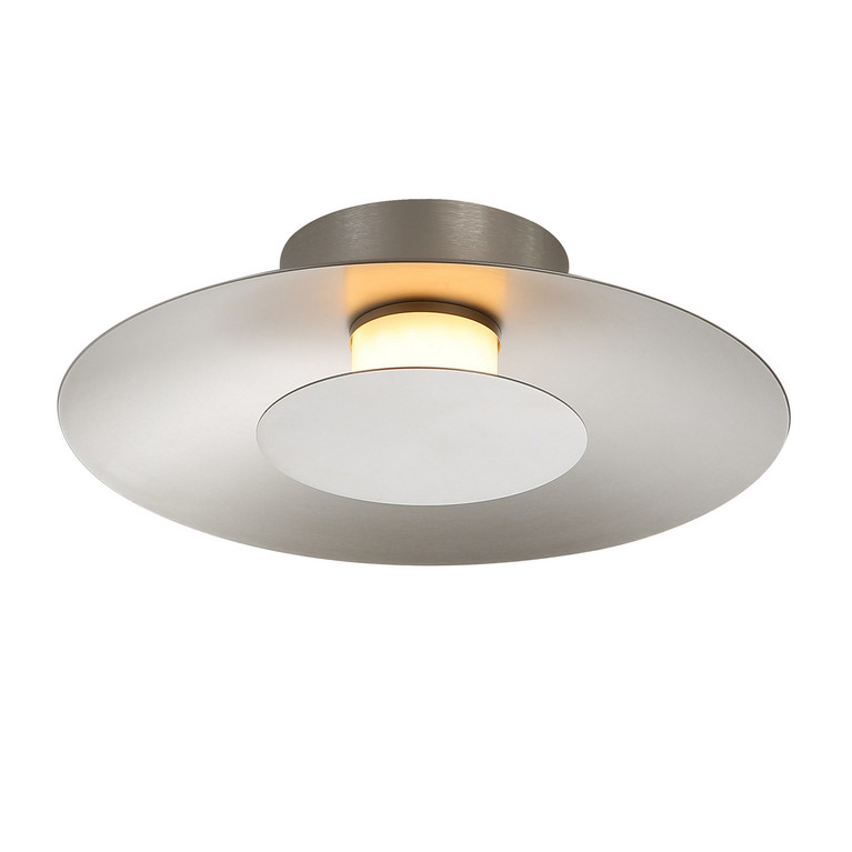 Golden - 6400-FM12 SAN-SAN - LED Flush Mount - Luma - Sand Nickel