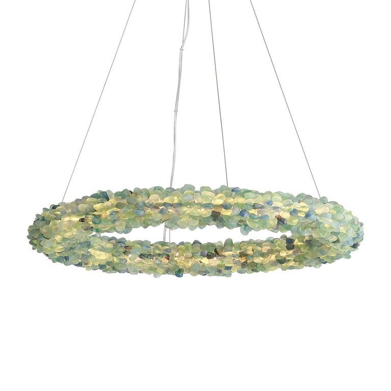 Golden - 6884-30 TQ - LED Chandelier - Corallo - Turquoise
