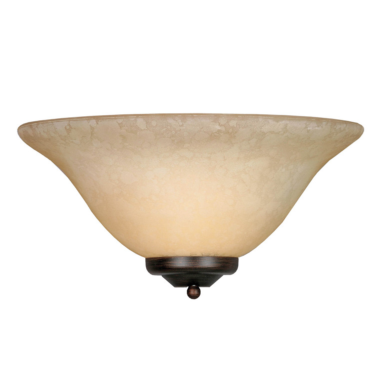 Golden - 8355 RBZ - One Light Wall Sconce - Bella - Rubbed Bronze