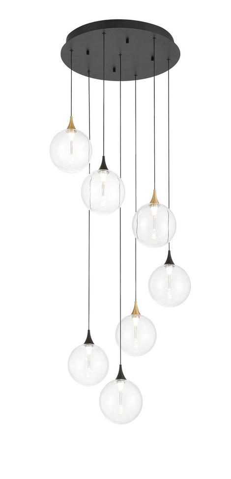 Eurofase - 48930-017 - LED Chandelier - Iissa - Gold-Black Mix