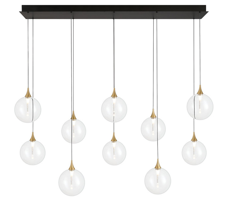 Eurofase - 48932-028 - LED Linear Chandelier - Iissa - Gold