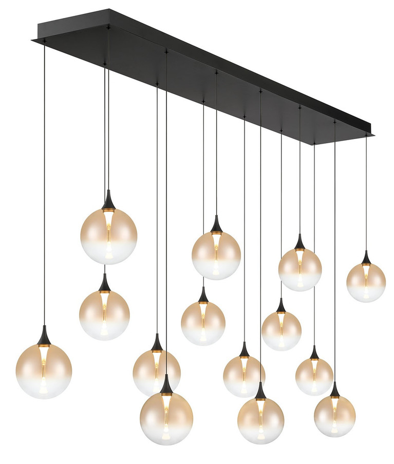 Eurofase - 48939-034 - LED Linear Chandelier - Iissa - Matte Black