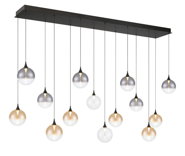 Eurofase - 48939-045 - LED Linear Chandelier - Iissa - Matte Black