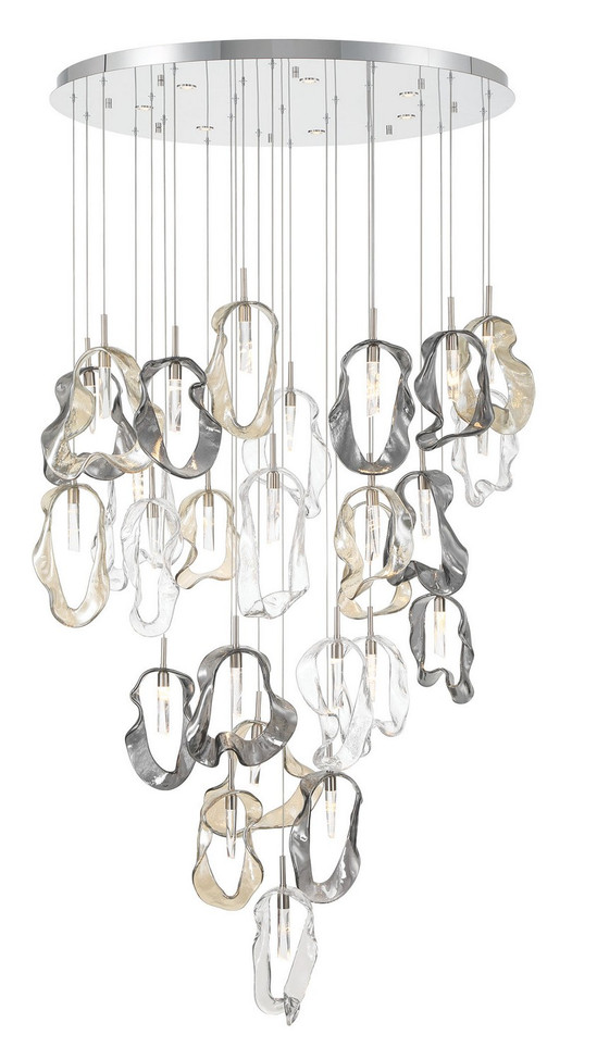 Eurofase - 49238-020 - LED Chandelier - Norah - Polished Nickel