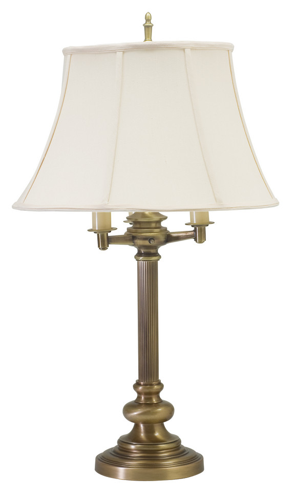 House of Troy - N650-AB - Four Light Table Lamp - Newport - Antique Brass