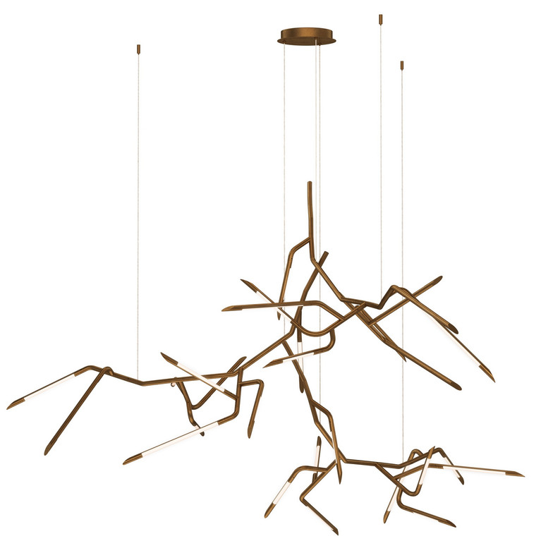 ET2 - E25418-WBR - LED Pendant - Scion - Weathered Brass
