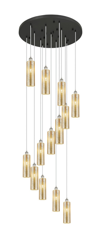 Innovations - 132BK-B-13P-PN-G434-12ME - 13 Light Pendant - Downtown Urban - Polished Nickel