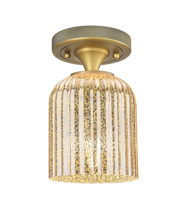 Innovations - 434-1F-BB-G559-5ME - One Light Flush Mount - Downtown Urban - Brushed Brass
