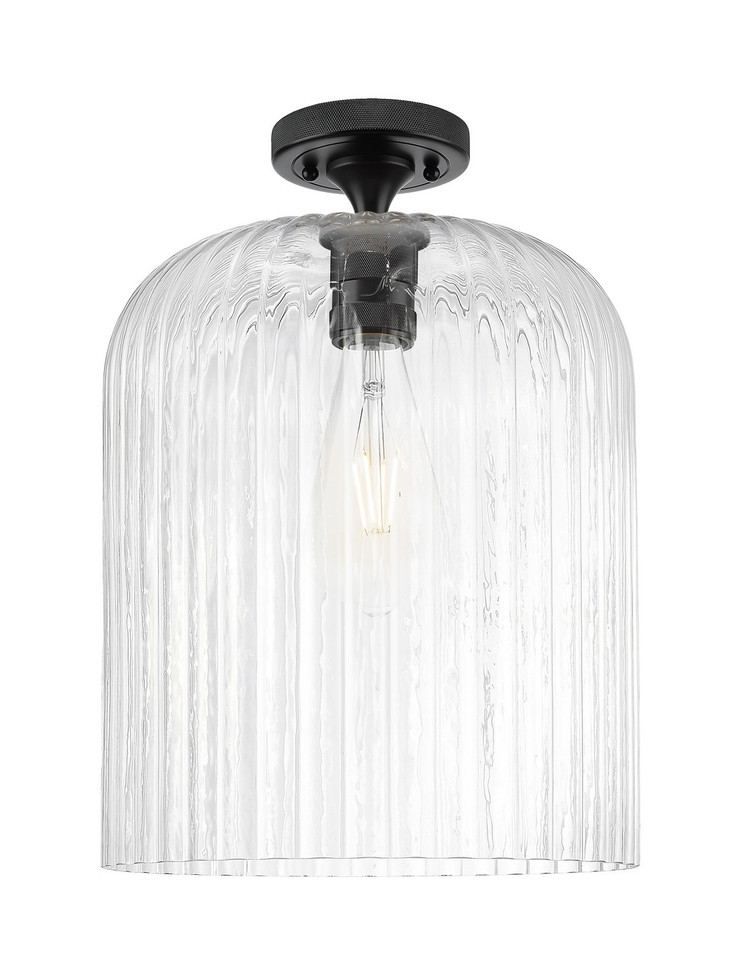 Innovations - 434-1F-BK-G559-12CL - One Light Flush Mount - Downtown Urban - Matte Black