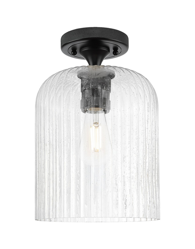 Innovations - 434-1F-BK-G559-8SDY - One Light Flush Mount - Downtown Urban - Matte Black