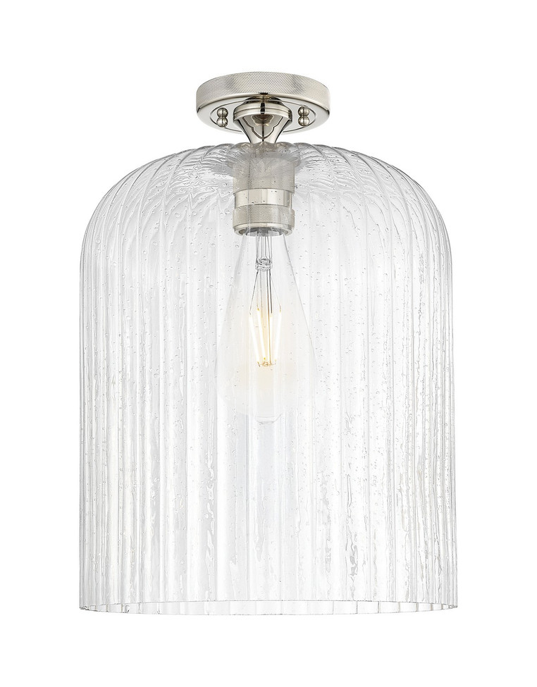 Innovations - 434-1F-PN-G559-12SDY - One Light Flush Mount - Downtown Urban - Polished Nickel
