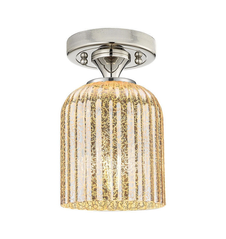 Innovations - 434-1F-PN-G559-5ME - One Light Flush Mount - Downtown Urban - Polished Nickel