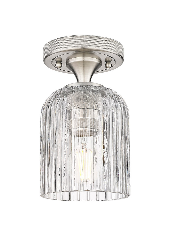 Innovations - 434-1F-SN-G559-5CL - One Light Flush Mount - Downtown Urban - Satin Nickel