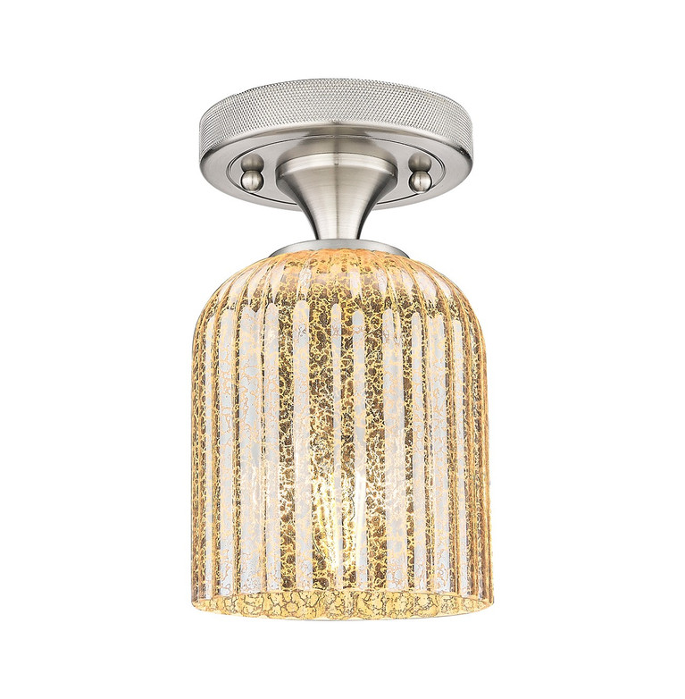 Innovations - 434-1F-SN-G559-5ME - One Light Flush Mount - Downtown Urban - Satin Nickel