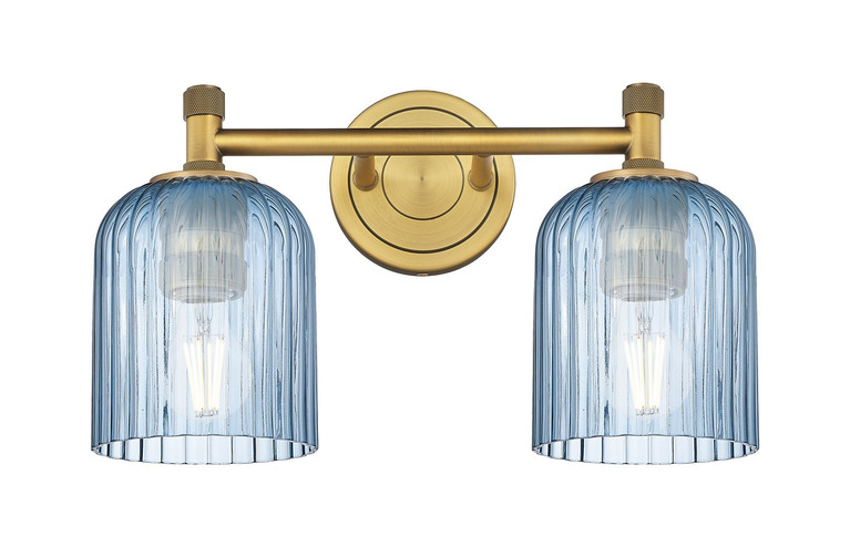 Innovations - 434-2W-BB-G559-5BL - Two Light Bath Vanity - Downtown Urban - Brushed Brass