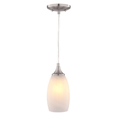 Vaxcel - P0450 - One Light Mini Pendant - Milano - Satin Nickel