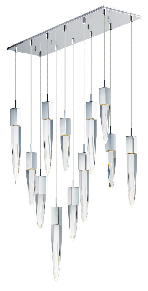 ET2 - E31248-20PC - LED Pendant - Quartz - Polished Chrome