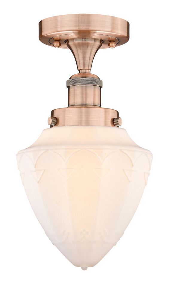 manufacturer_finish:Antique Copper|manufacturer_glass:Cased Matte White Small Bullet