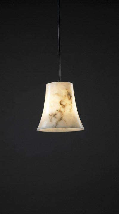 Justice Designs - FAL-8816-20-DBRZ - One Light Pendant - LumenAria - Dark Bronze
