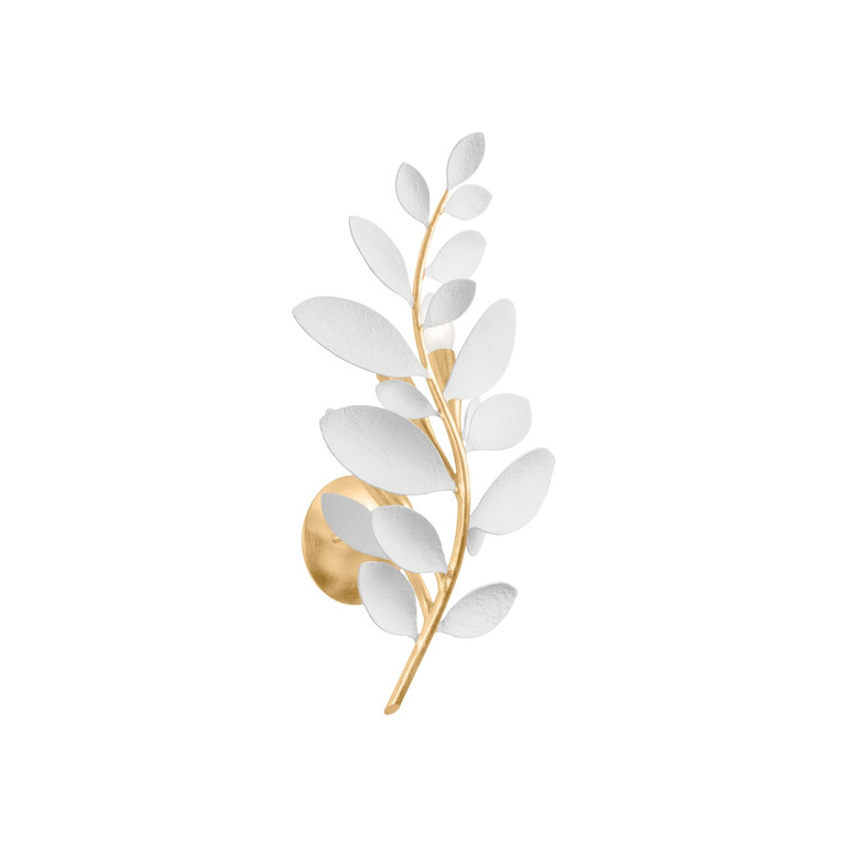 Hudson Valley - 2203-VGL/WP - Three Light Wall Sconce - Marabec - Vintage Gold Leaf