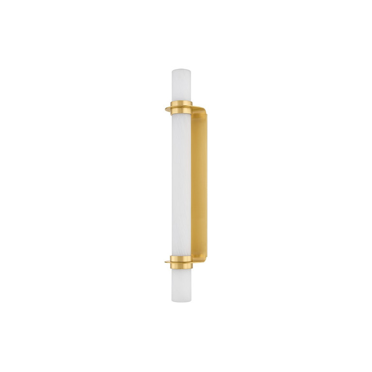 Hudson Valley - 5528-AGB - LED Wall Sconce - Groveland Station - Aged Brass