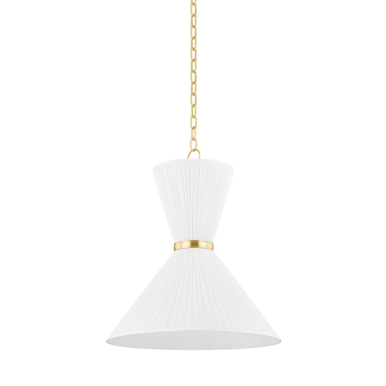 Hudson Valley - 5922-AGB - Two Light Pendant - Enid - Aged Brass