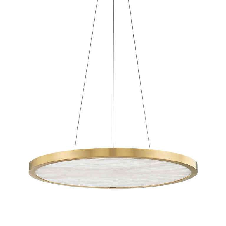 Hudson Valley - 6324-AGB - LED Chandelier - Eastport - Aged Brass