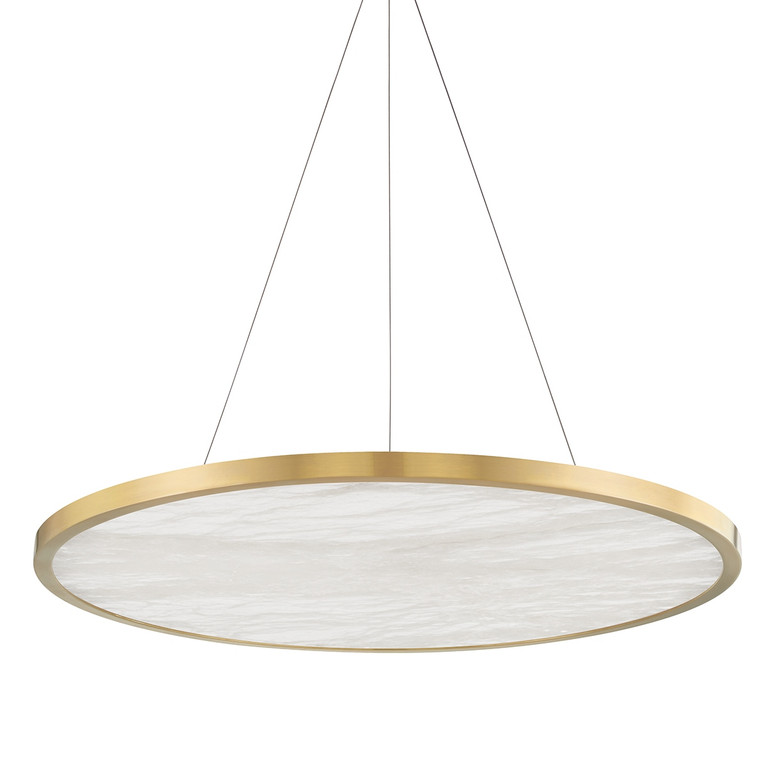 Hudson Valley - 6336-AGB - LED Chandelier - Eastport - Aged Brass